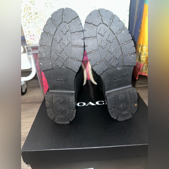 COACH Raina Boot In Signature Jacquard - Black - Size 7 - Picture 9 of 11